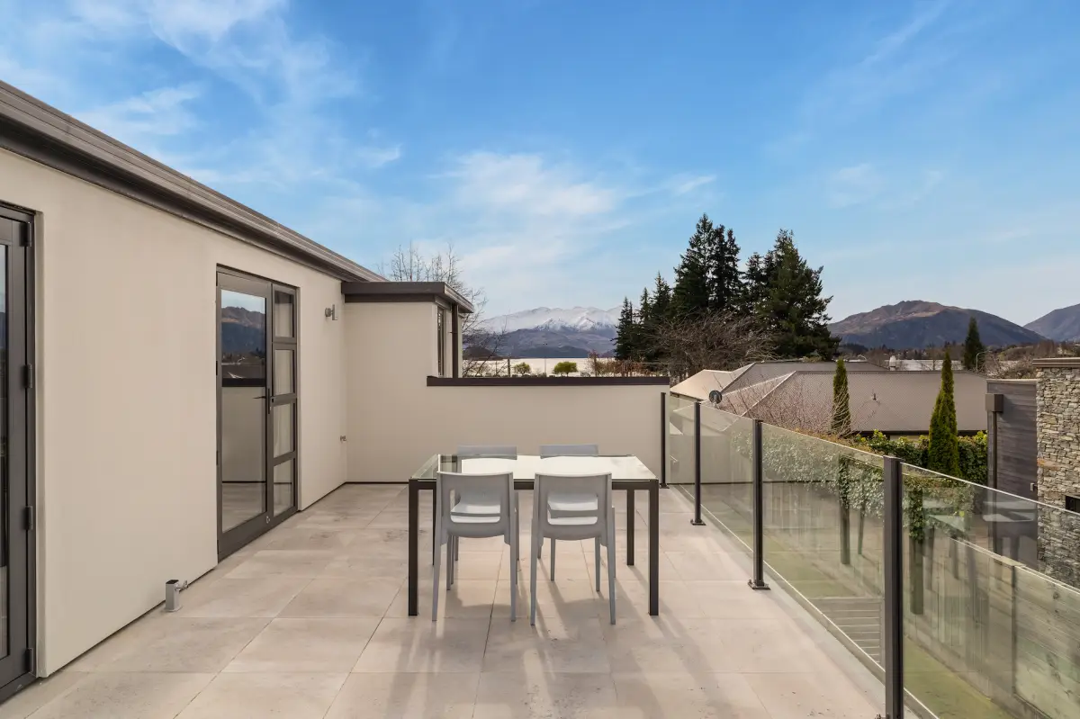 Upstairs Balcony with Outdoor Seating