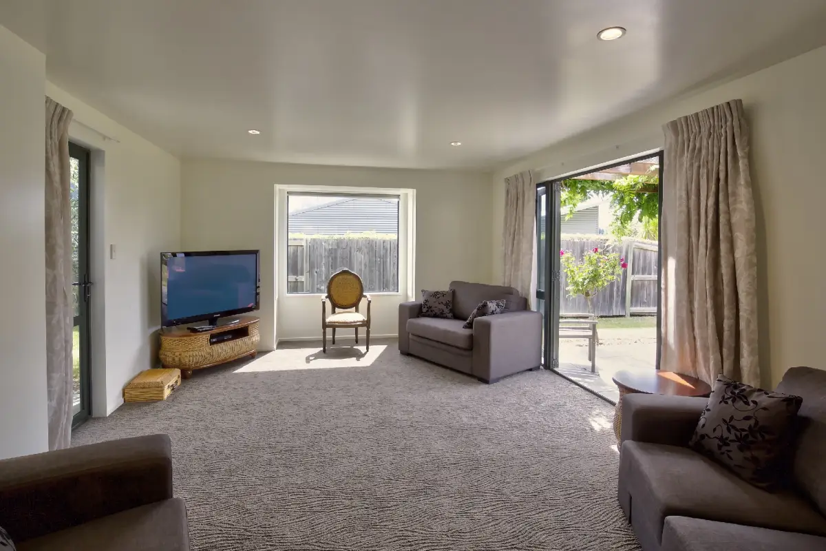 Spacious Lounge Area with Outdoor Access 