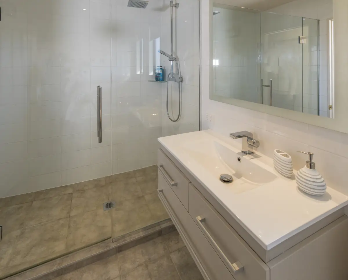 Family Bathroom with Glass Shower 