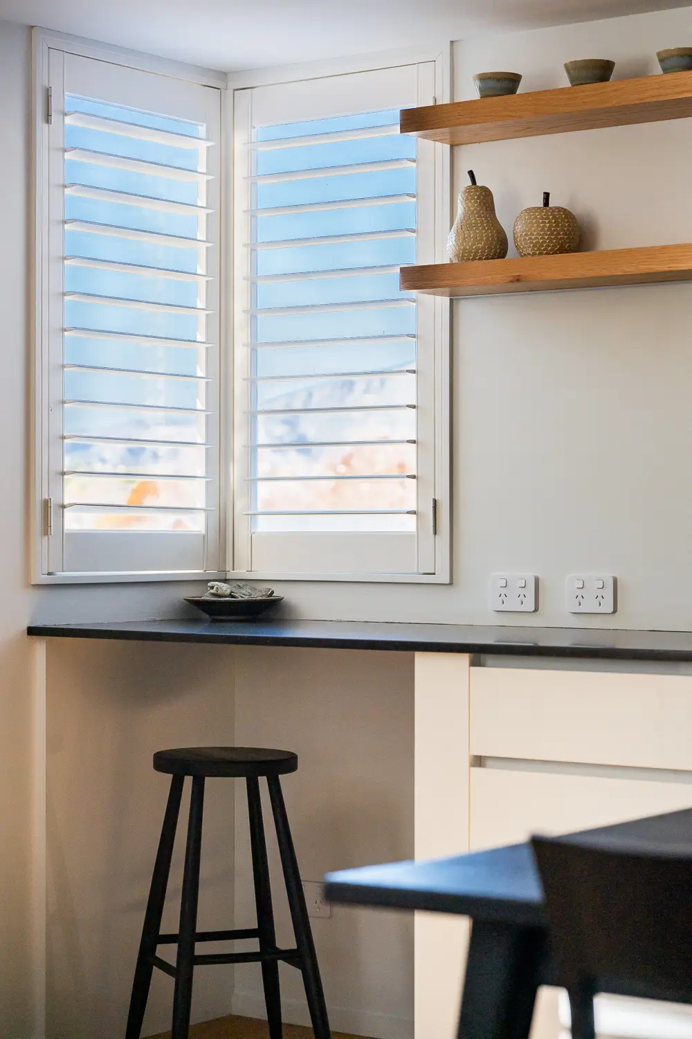 Corner Window with Bar Seating 