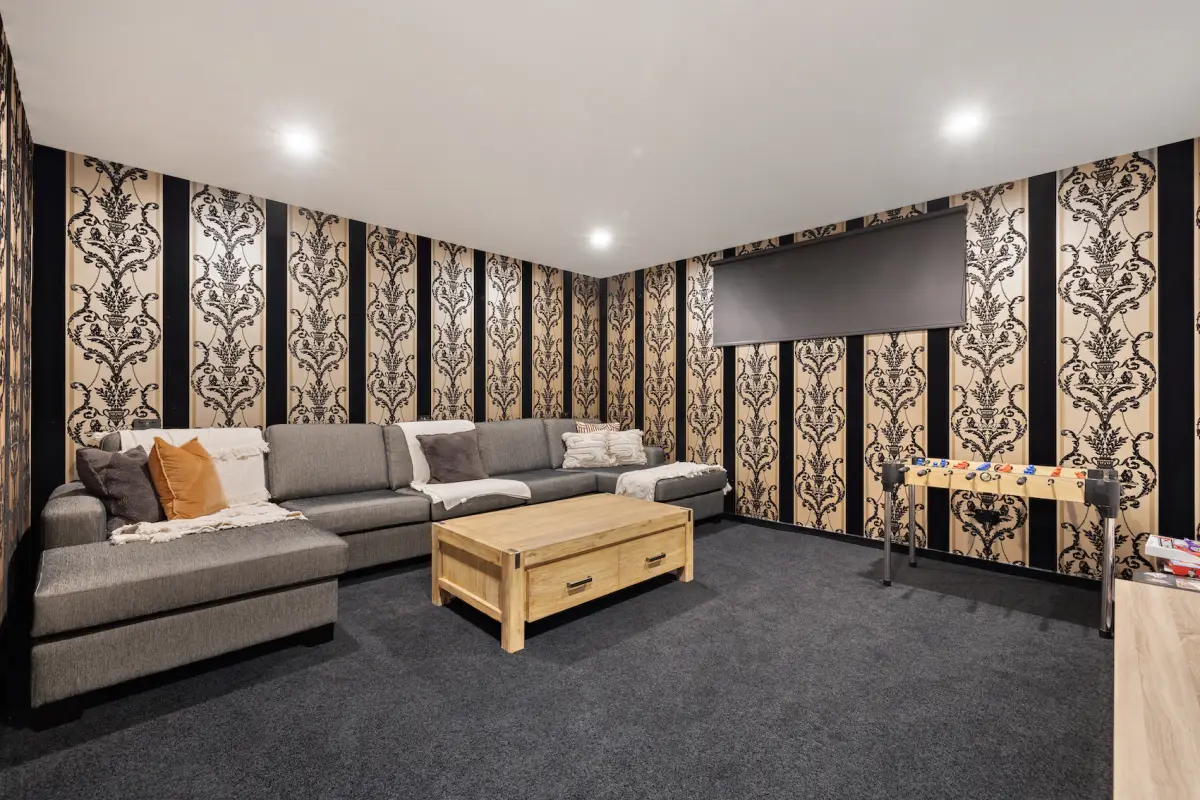 Comfortable Media Room