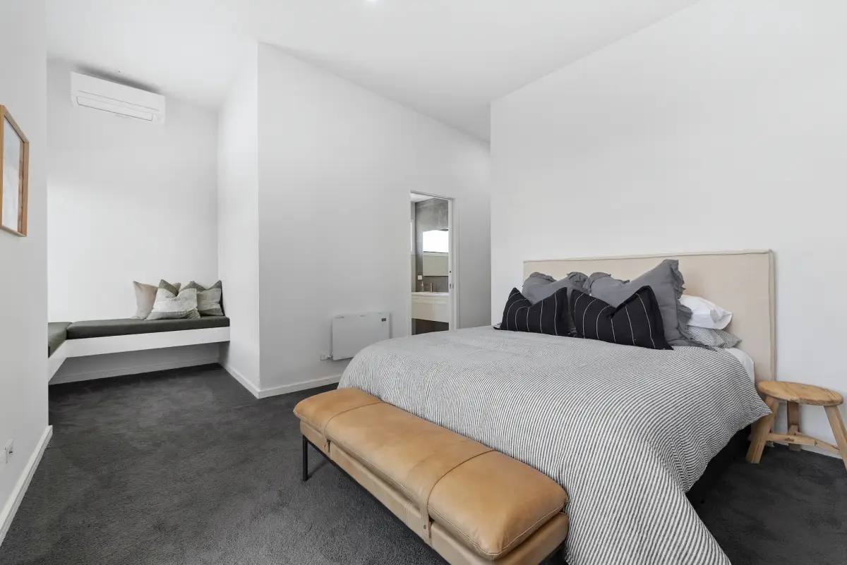 Master Bedroom with Window Seating