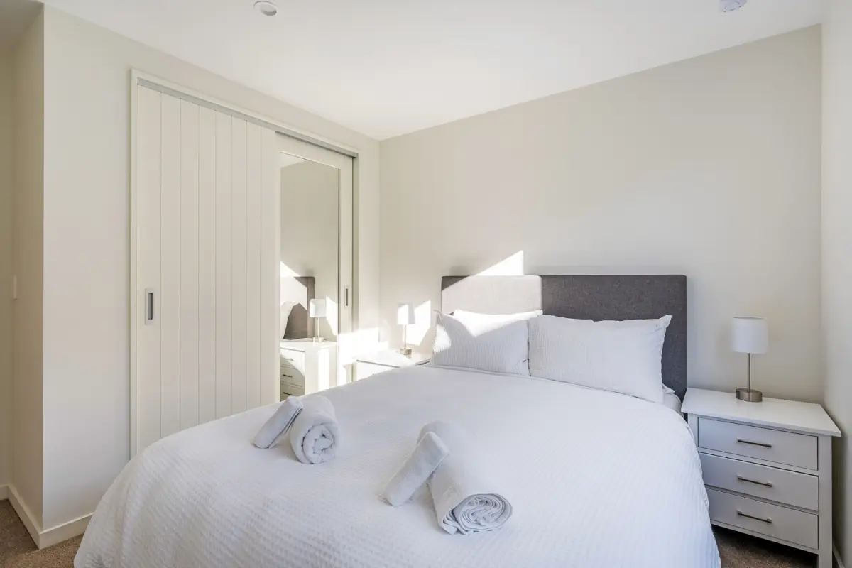 Second Guest Room with Built-In Closet 