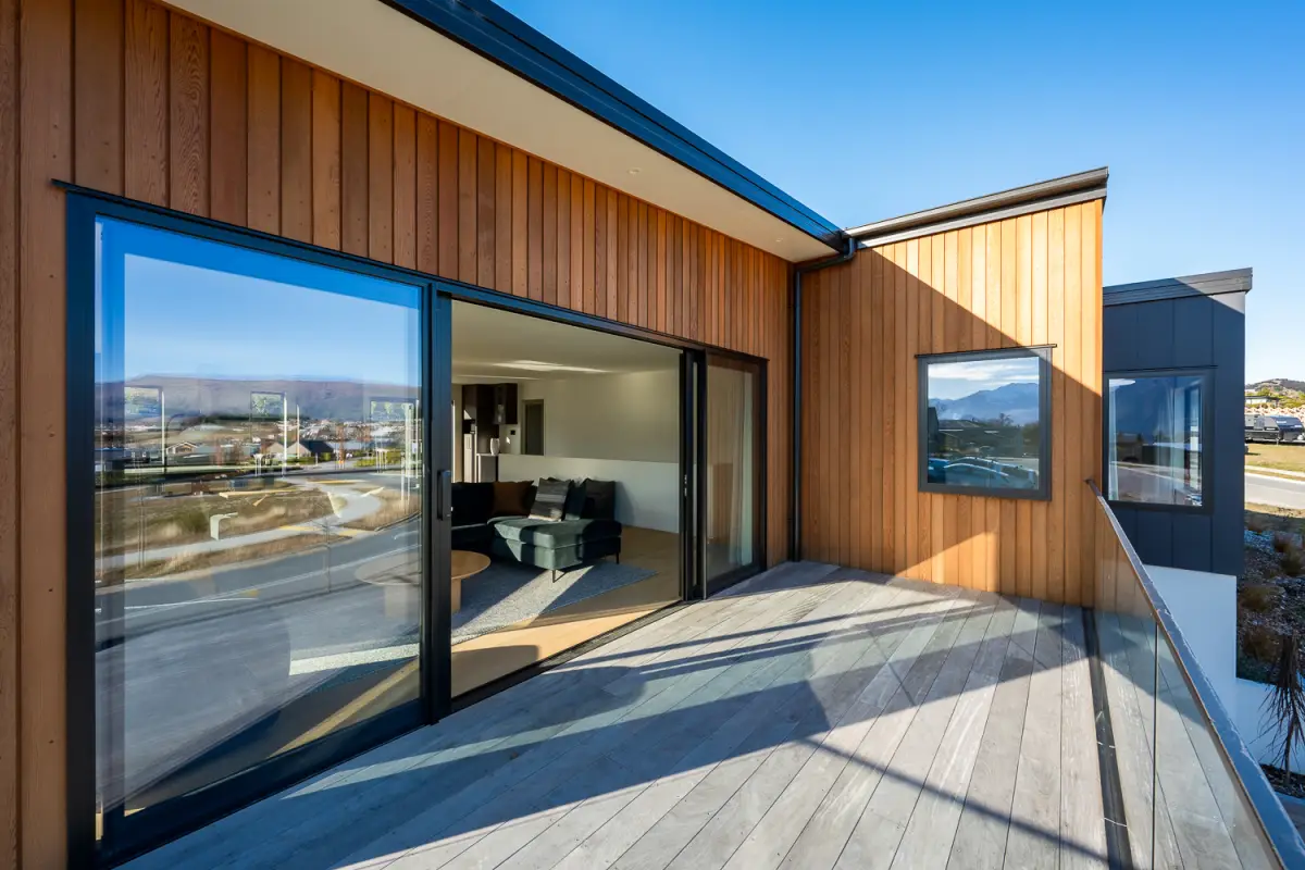 Ranch Sliders to Outdoor Balcony 