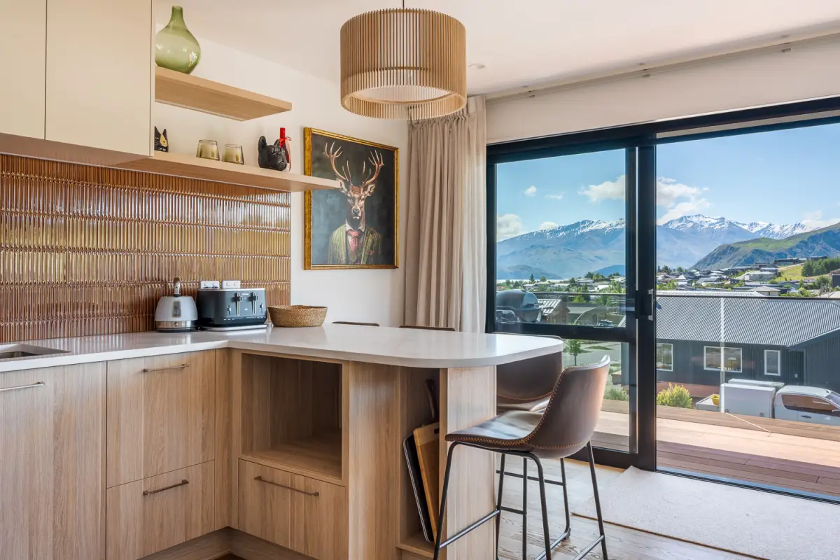 Dining Area with Mountain Views 