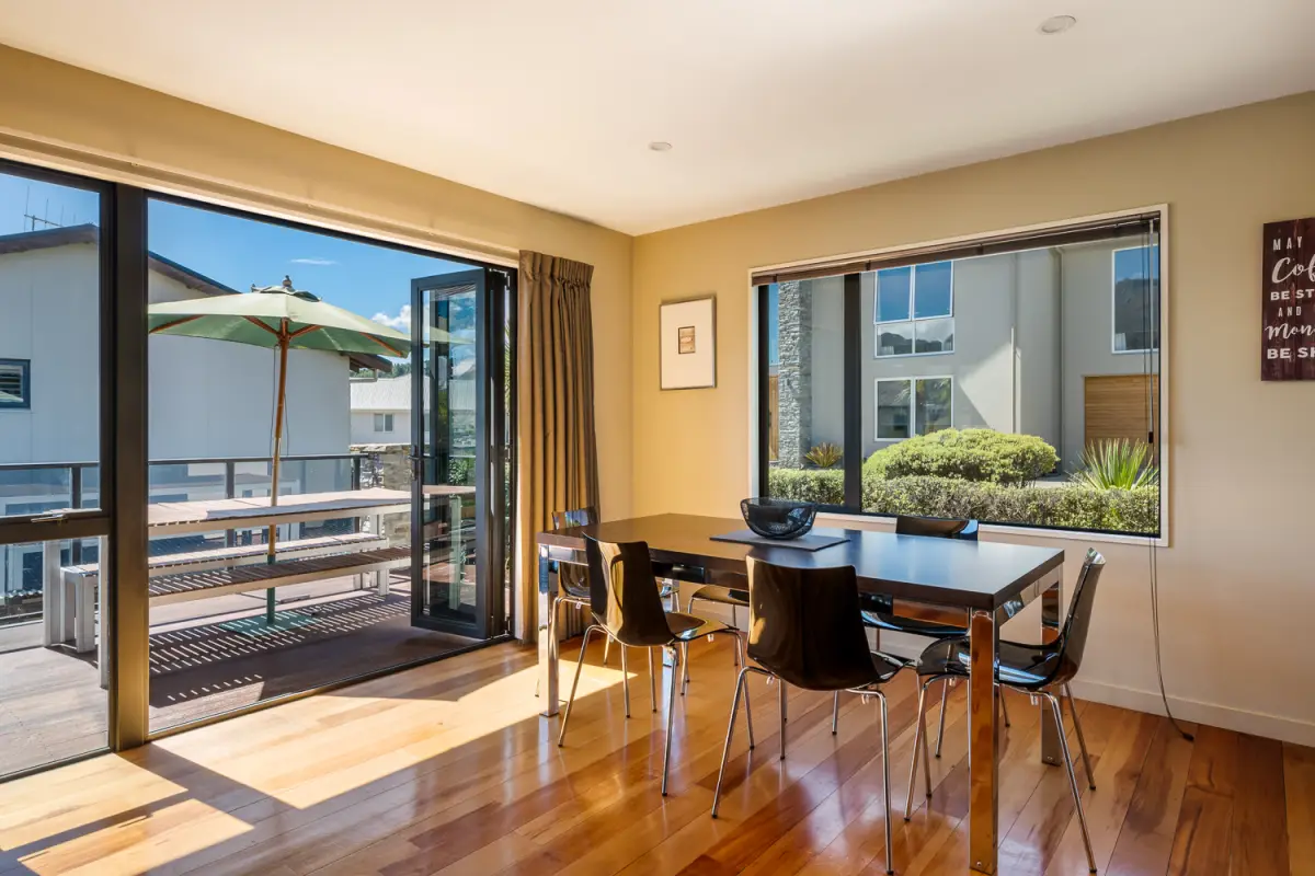 Warm sunny dining space
