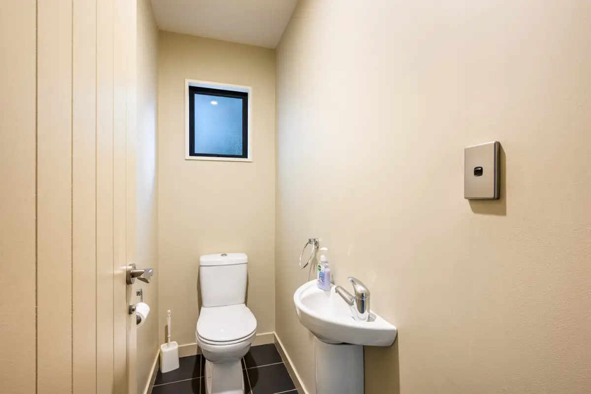 Separate toilet for convenience 